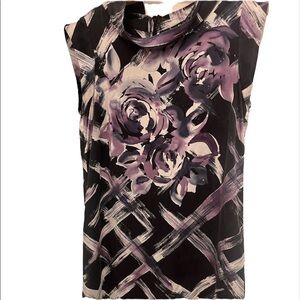 Floral Planet 100% silk dress size 10